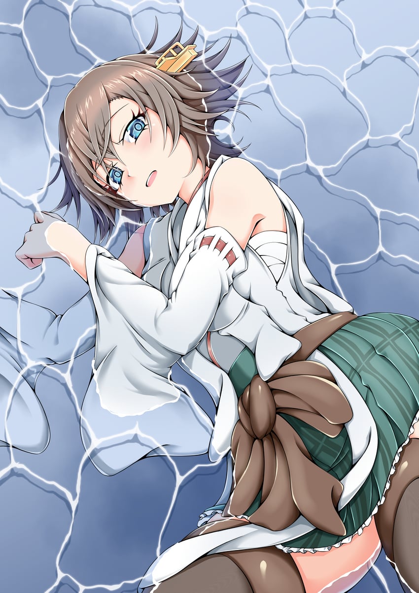 hiei and hiei kai ni (kantai collection) drawn by oohashi_yanta