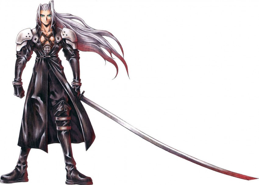 sephiroth (final fantasy and 1 more) drawn by nomura_tetsuya