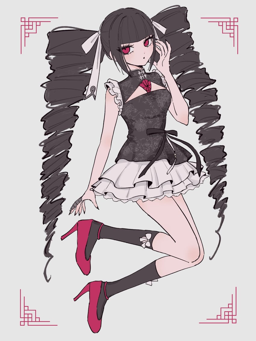 celestia ludenberg (danganronpa and 1 more) drawn by raamensusure