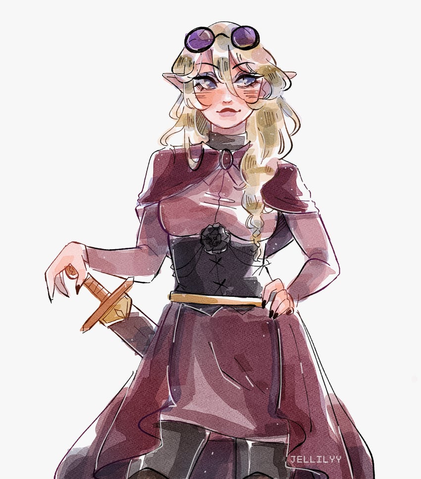 genevieve (minecraft youtube and 2 more) drawn by jellilyy