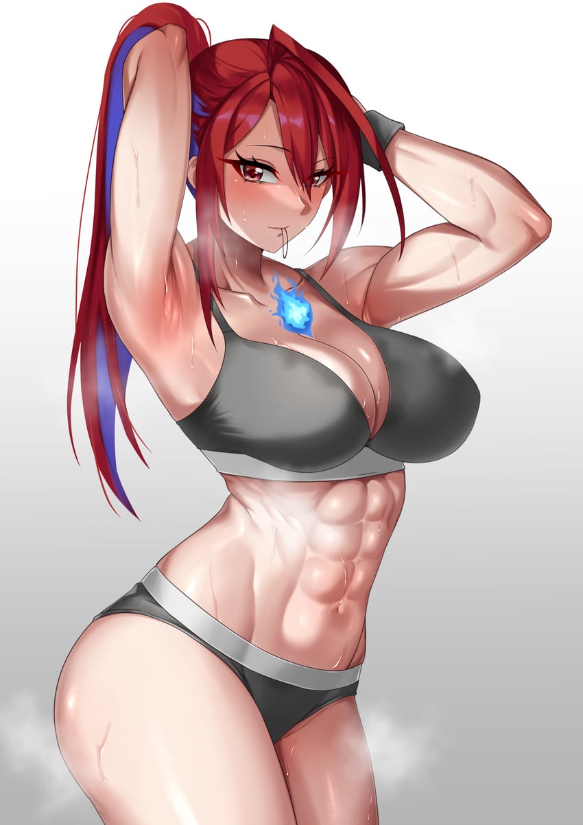 elizabeth rose bloodflame (hololive and 1 more) drawn by drunktatsu