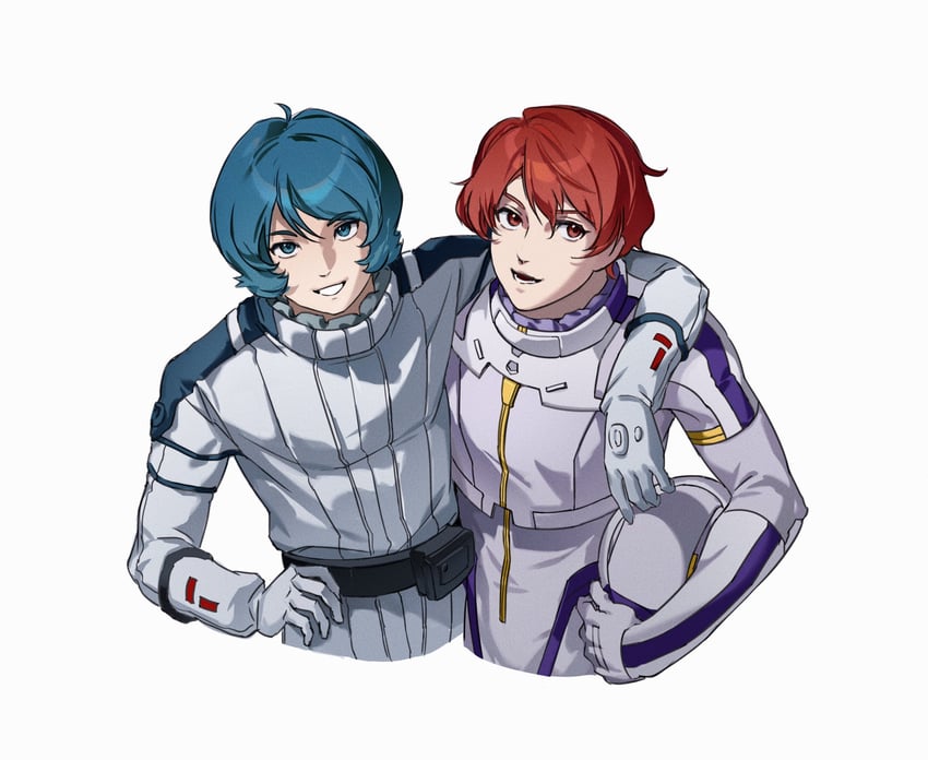kamille bidan and lane aim (gundam and 2 more) drawn by erhuazi917