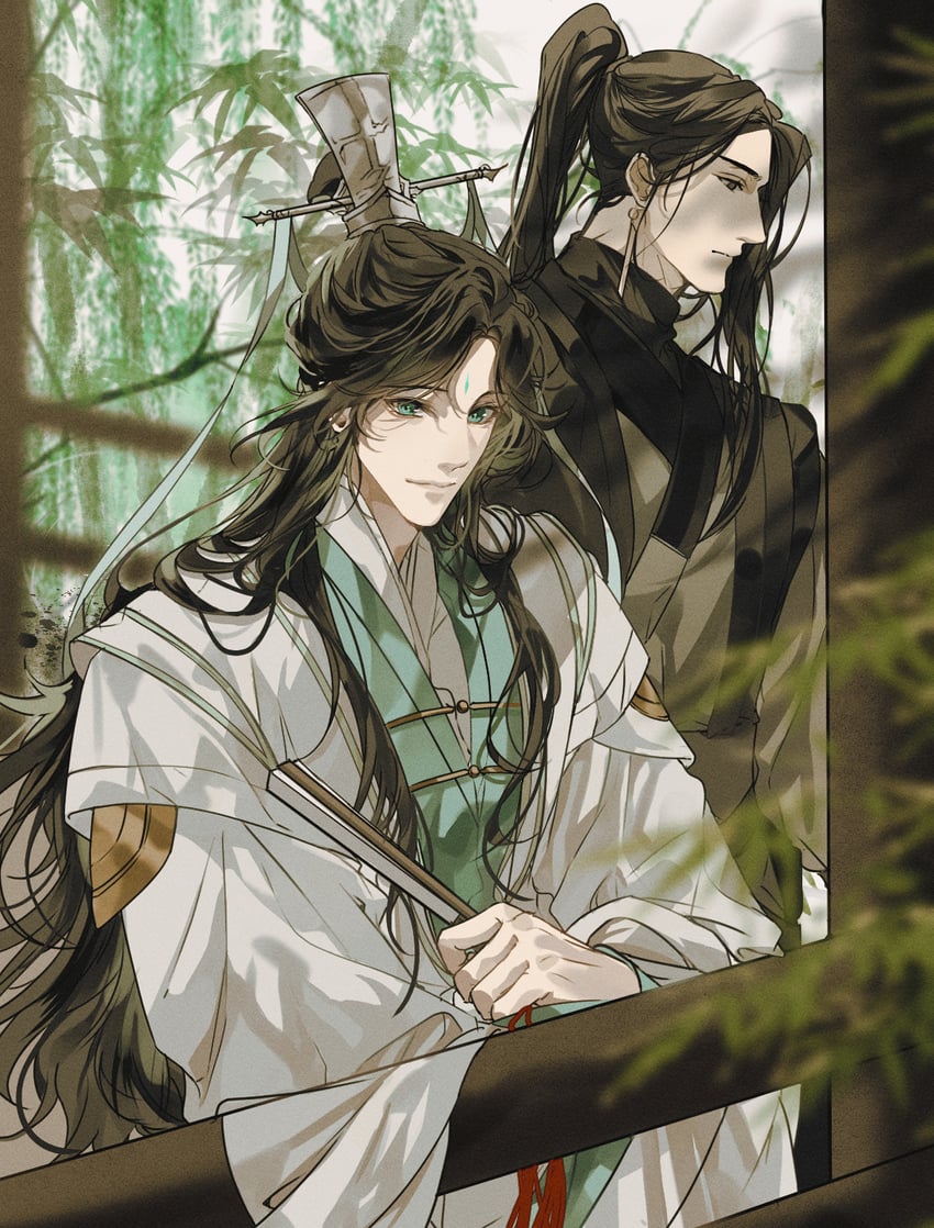 shi qingxuan and ming yi (tianguan cifu) drawn by ronpu_cooing