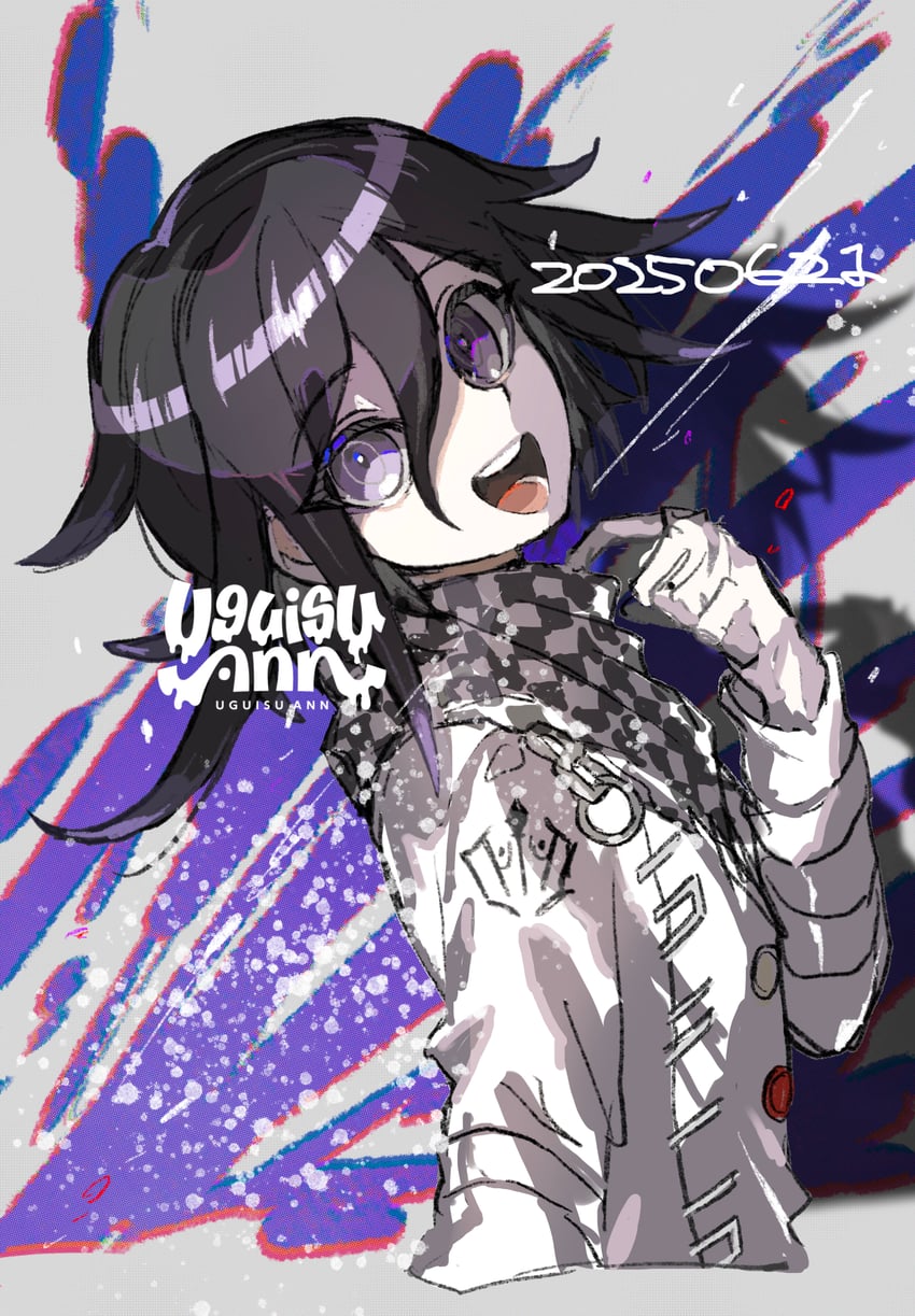 oma kokichi (danganronpa and 1 more) drawn by uguisu_ann