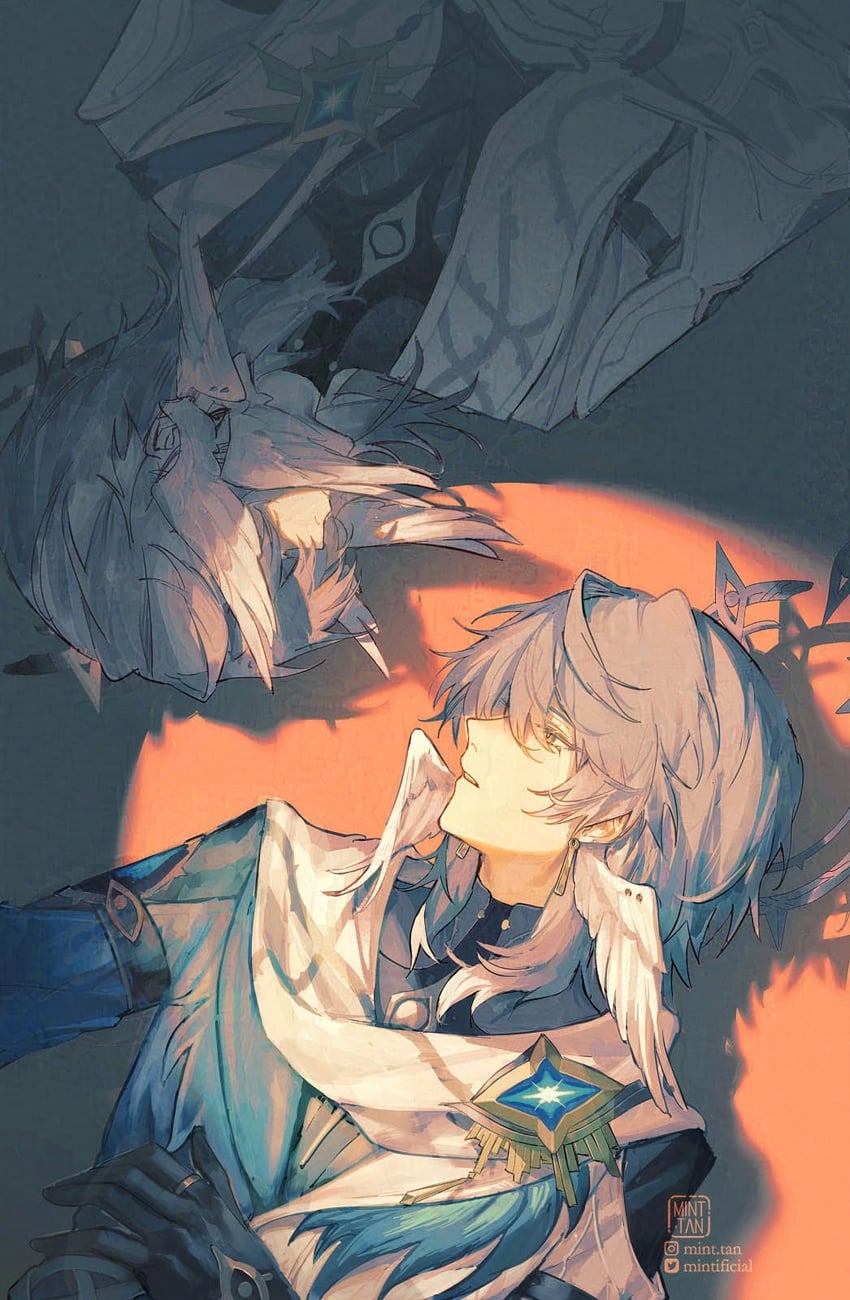 sunday (honkai and 1 more) drawn by mint-tan