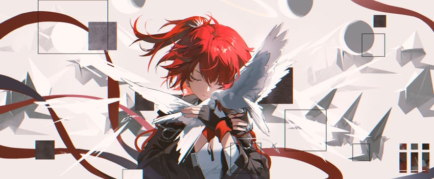 exusiai and exusiai the new covenant (arknights) drawn by kaliliyu17524