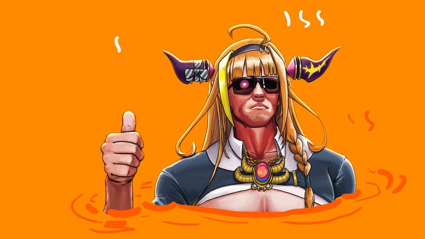 kiryu coco, t-800, and arnold schwarzenegger (hololive and 2 more) drawn by agito666