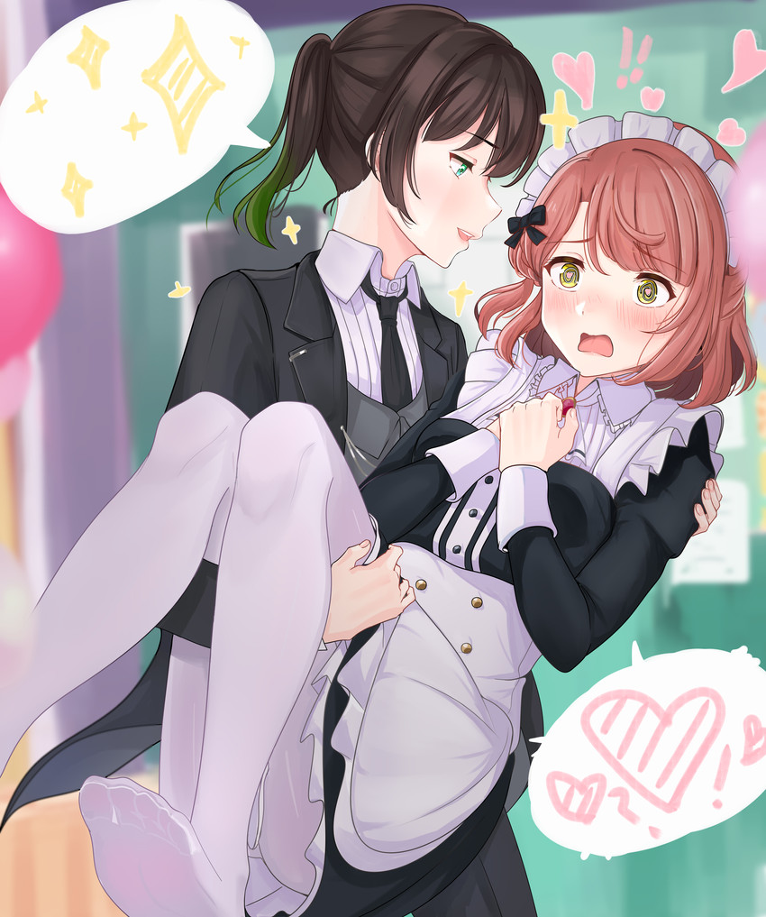 uehara ayumu and takasaki yu (love live! and 1 more) drawn by azusa_zilu