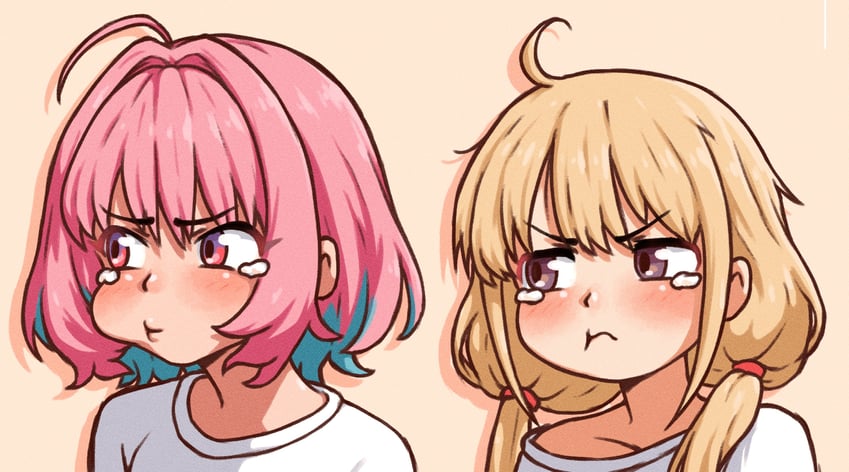 yumemi riamu and futaba anzu (idolmaster and 1 more) drawn by beachepisode