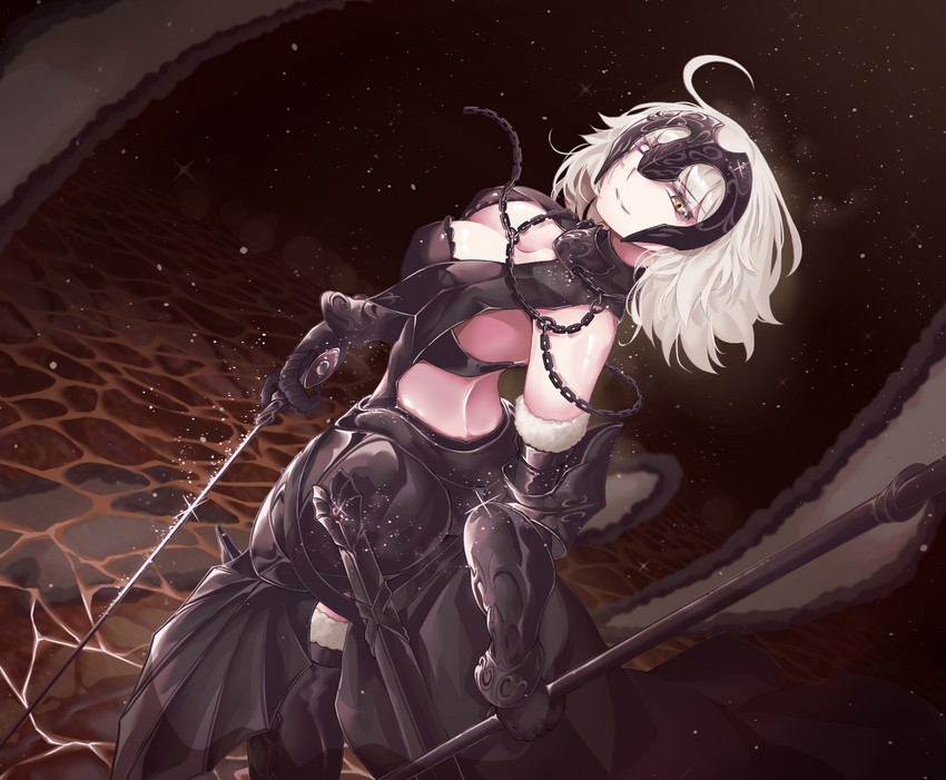 jeanne d'arc alter (fate and 1 more) drawn by blitz_predator