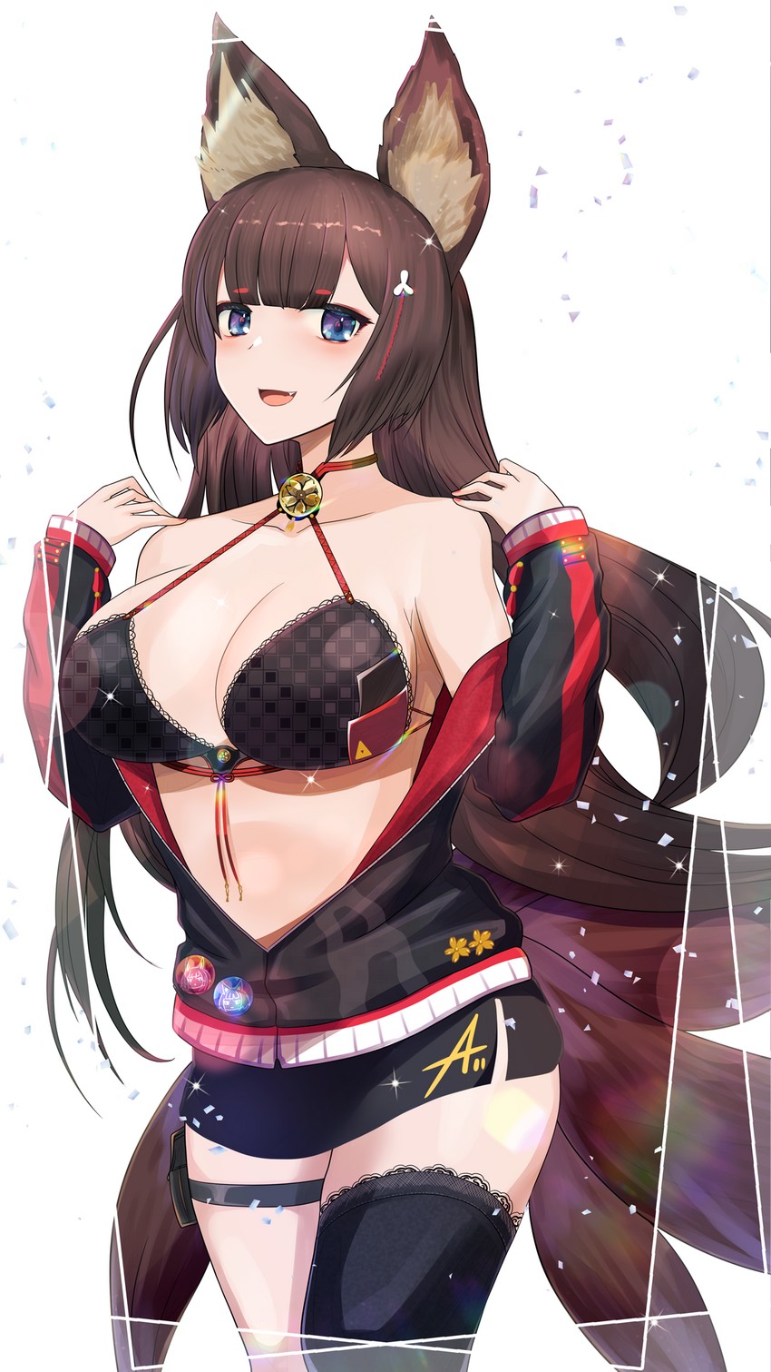kaga, akagi, and amagi (azur lane) drawn by ru-ne