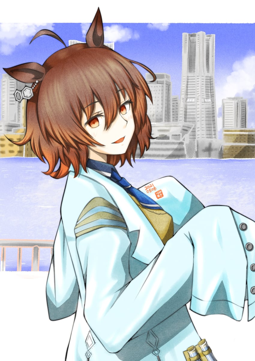 agnes tachyon (umamusume) drawn by tsukaasa