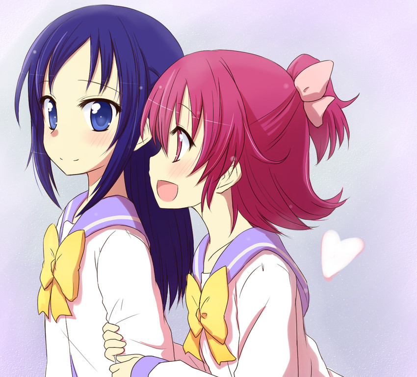 hishikawa rikka and aida mana (precure and 1 more) drawn by kazami_ruku