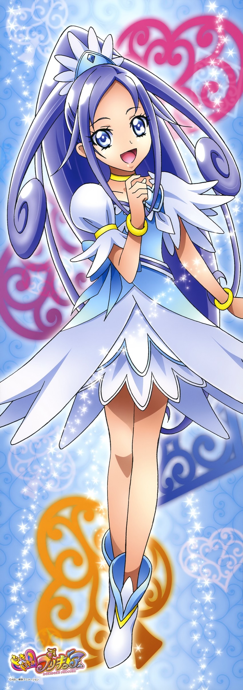 hishikawa rikka and cure diamond (precure and 1 more) drawn by takahashi_akira