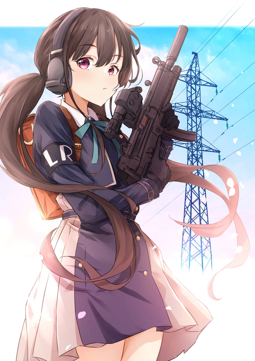 inoue takina (lycoris recoil) drawn by shiraiwa_usagi