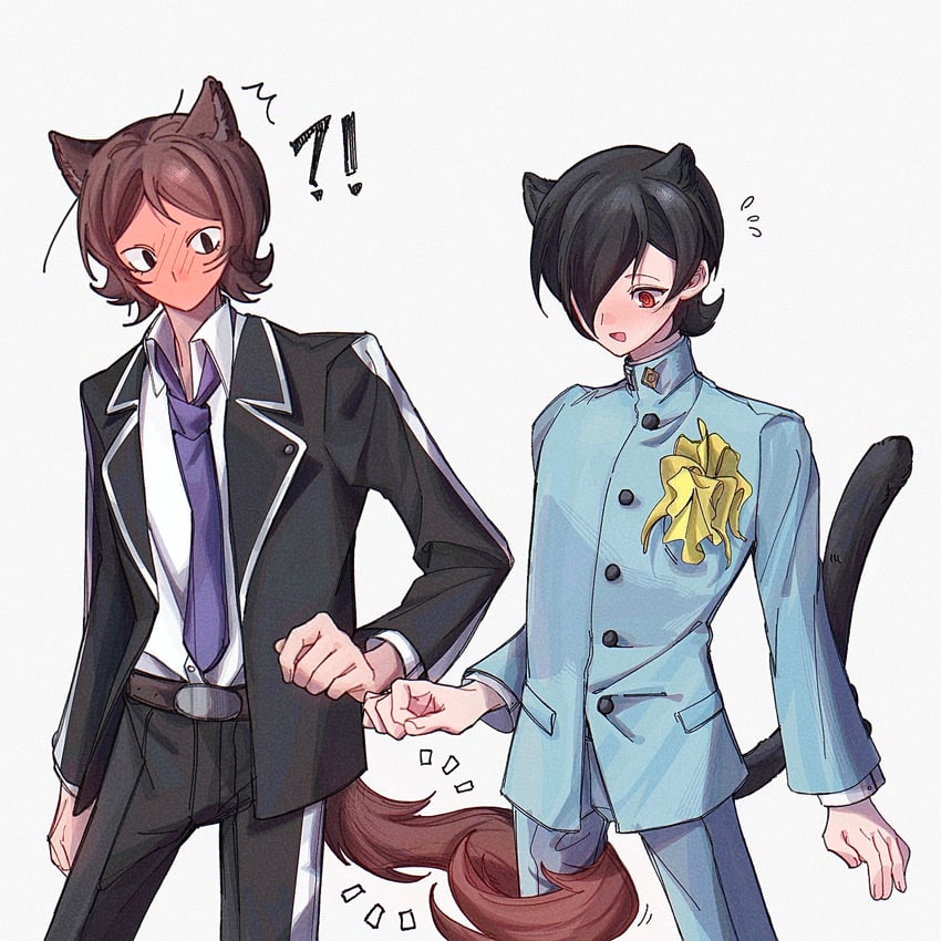 suou tatsuya and kurosu jun (persona and 2 more) drawn by prsn_ebbb_(ebibibi)