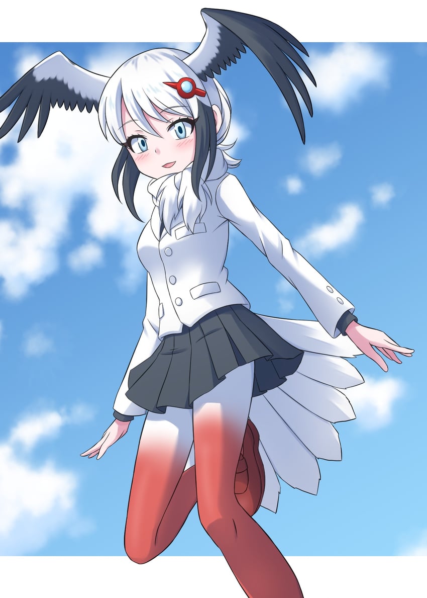 oriental stork (kemono friends) drawn by touki_ag