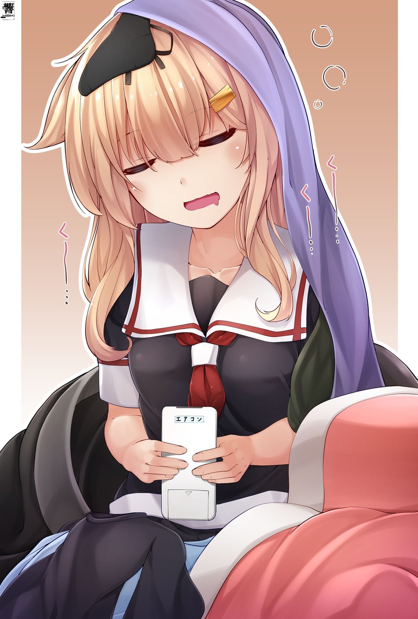 yuudachi and yuudachi kai ni (kantai collection) drawn by hibiki_(zerocodo)