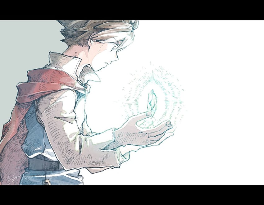 bartz klauser (final fantasy and 1 more) drawn by michibata_65