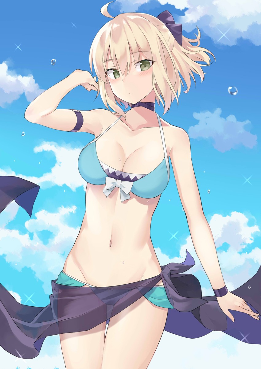 okita souji (fate and 2 more) drawn by 100percent_park