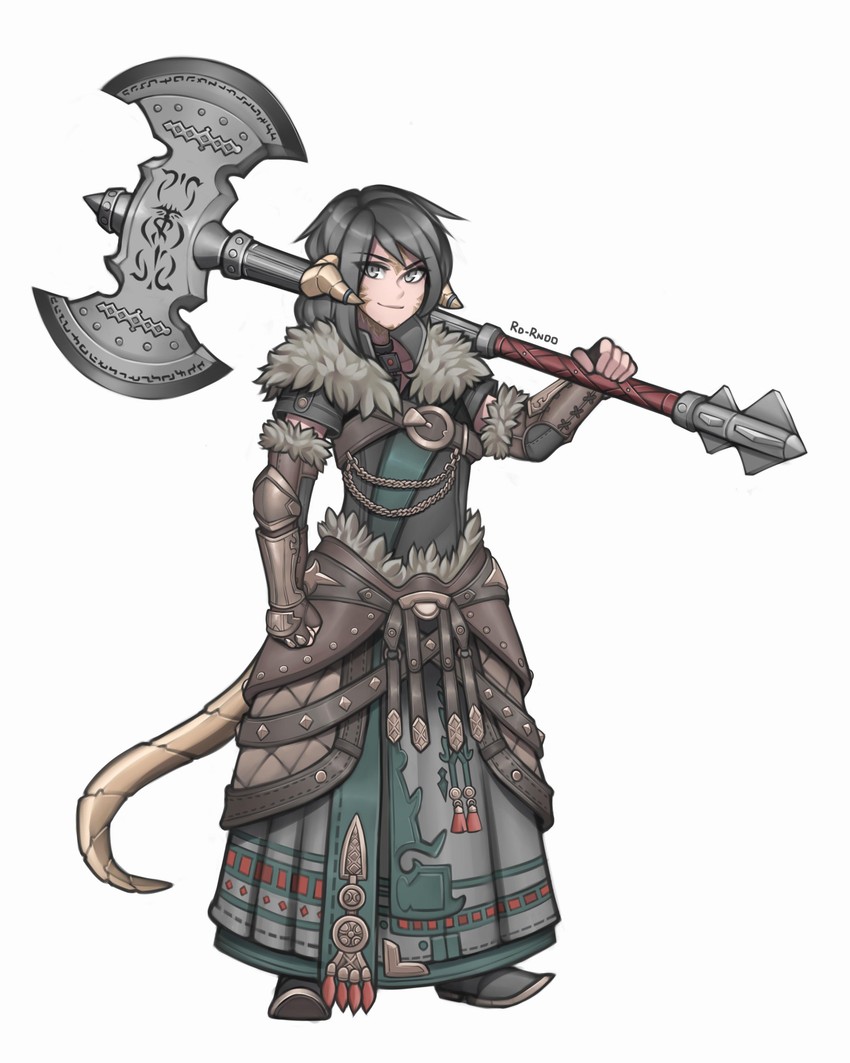 warrior of light, warrior, and lykos (final fantasy and 1 more) drawn by roadi3