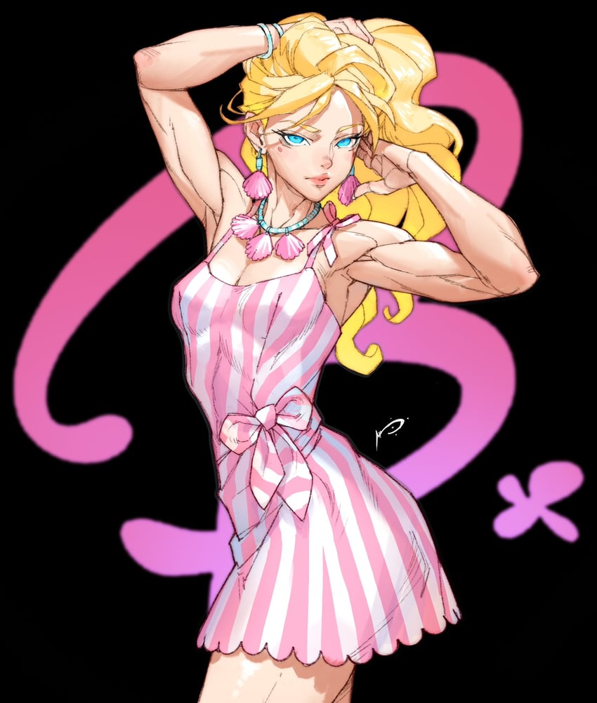 barbie and stereotypical barbie (barbie) drawn by marc_brunet
