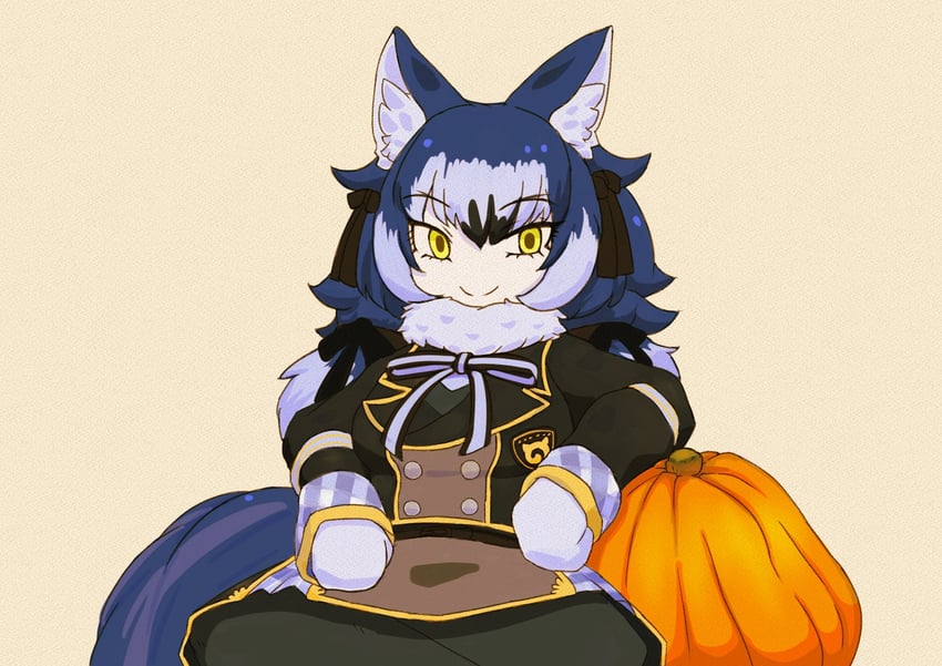 dire wolf (kemono friends and 1 more) drawn by ni_daco