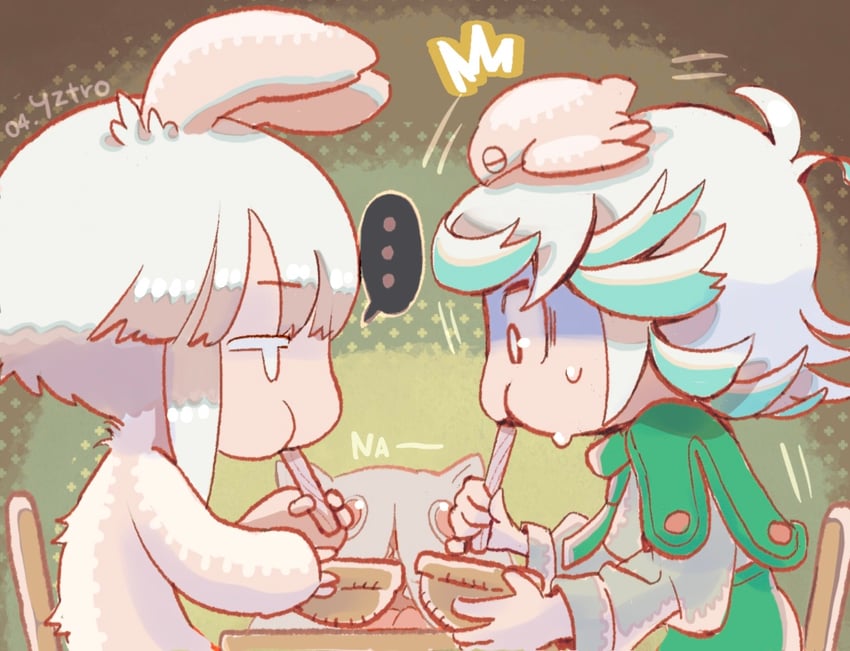 nanachi, prushka, mitty, and meinya (made in abyss) drawn by toro_astro