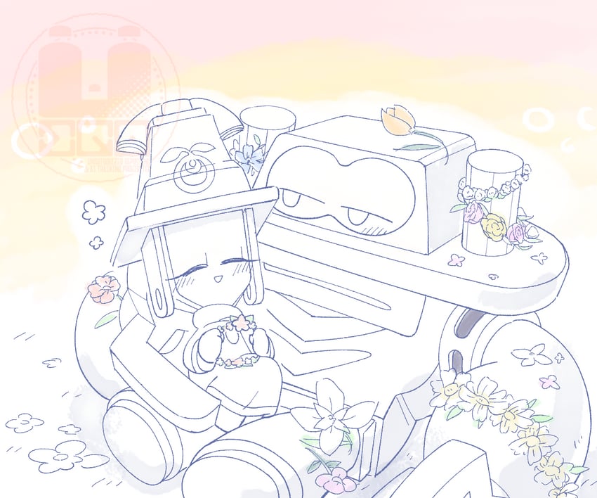 cozette and shun (mario and 2 more) drawn by ego_(ecolo_go)