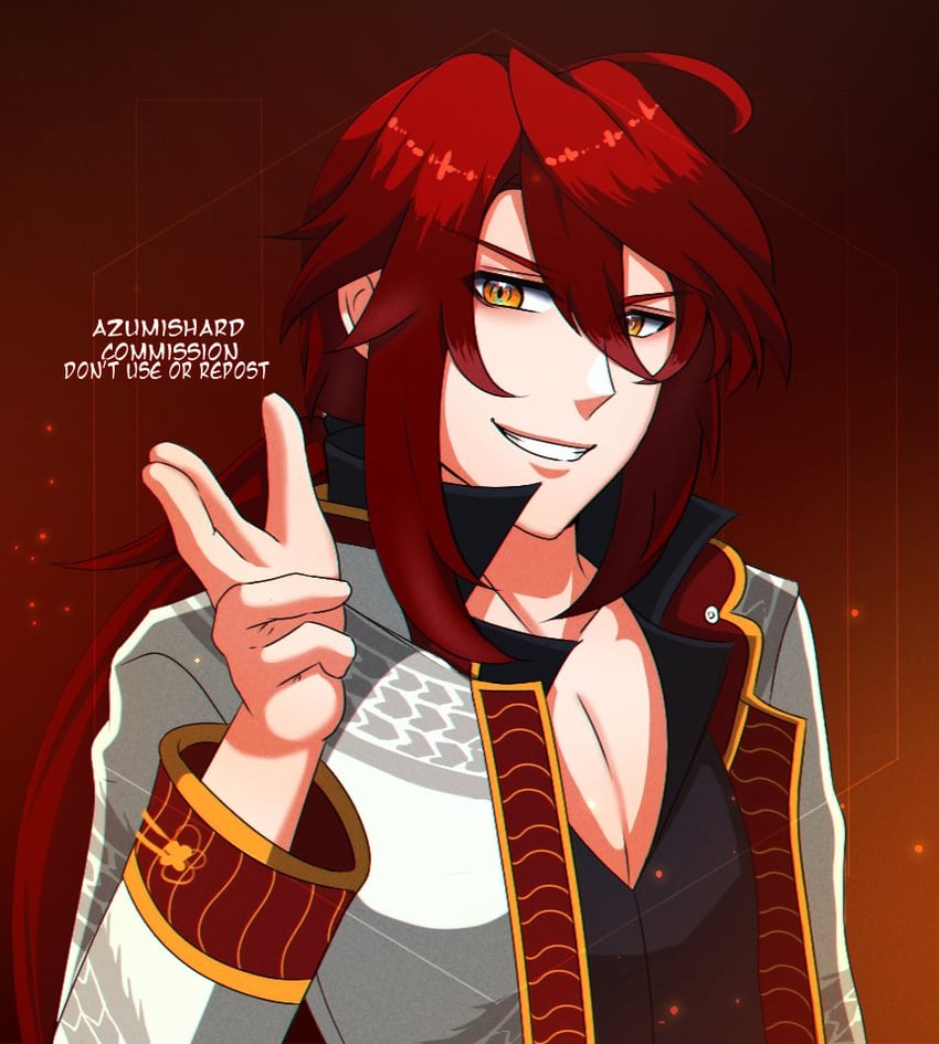 aaron wei (eiyuu densetsu and 1 more) drawn by azumishard
