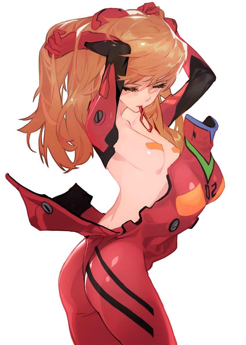 souryuu asuka langley (neon genesis evangelion) drawn by grandia_lee