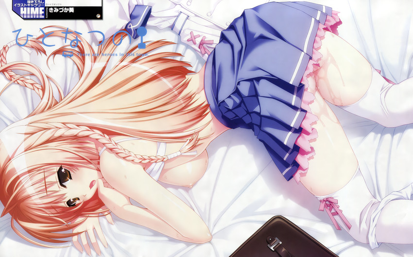 momotani chiharu (dengeki hime and 1 more) drawn by kimizuka_aoi