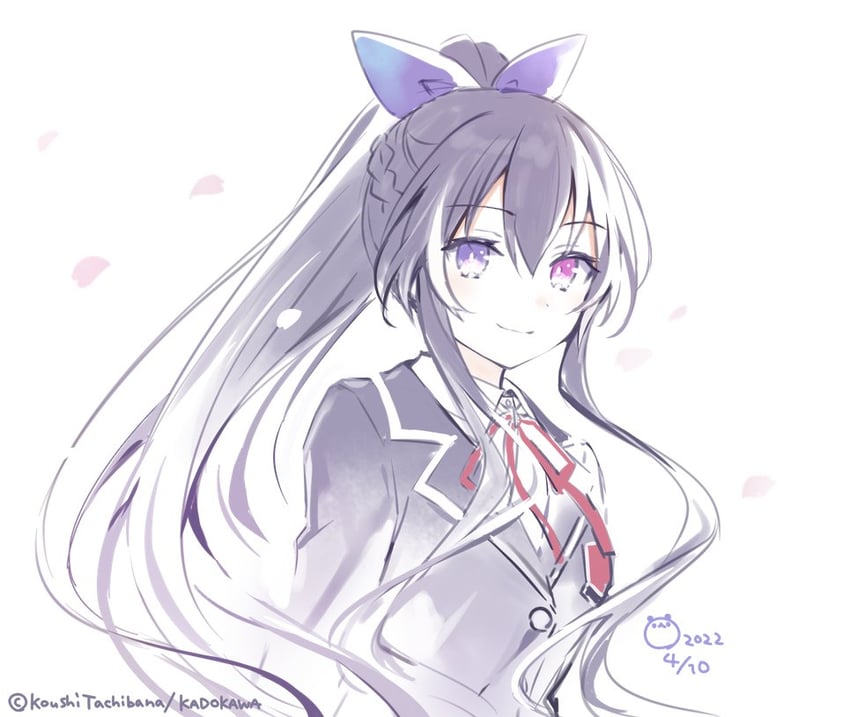 yatogami tohka and yatogami tenka (date a live) drawn by tsunako