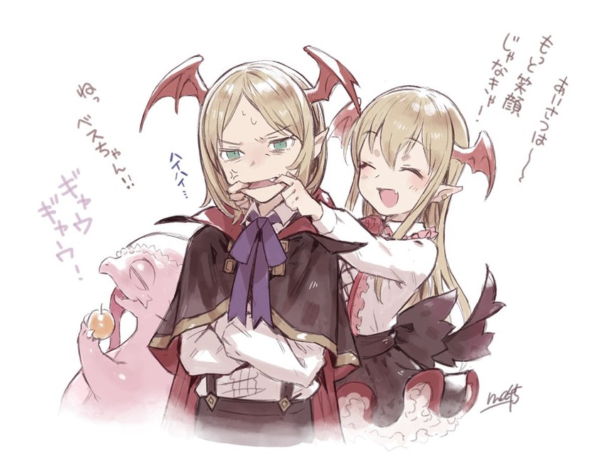 vampy, veight, and malinda (granblue fantasy and 1 more) drawn by mayoko_(sisqo_5003)