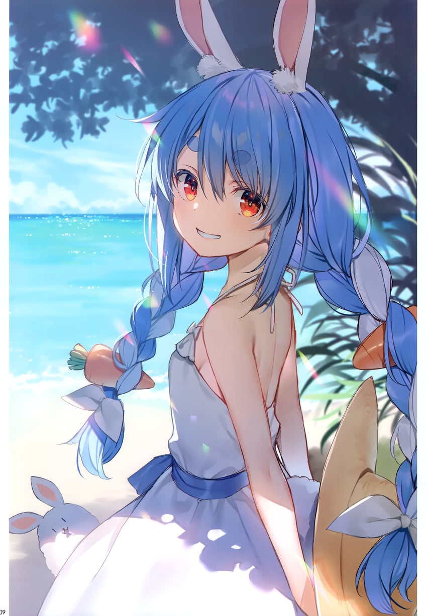 usada pekora and don-chan (hololive) drawn by yuuki_hagure