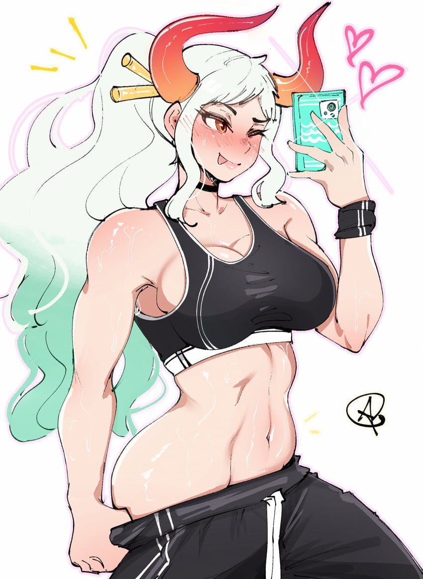 yamato (one piece) drawn by almualim