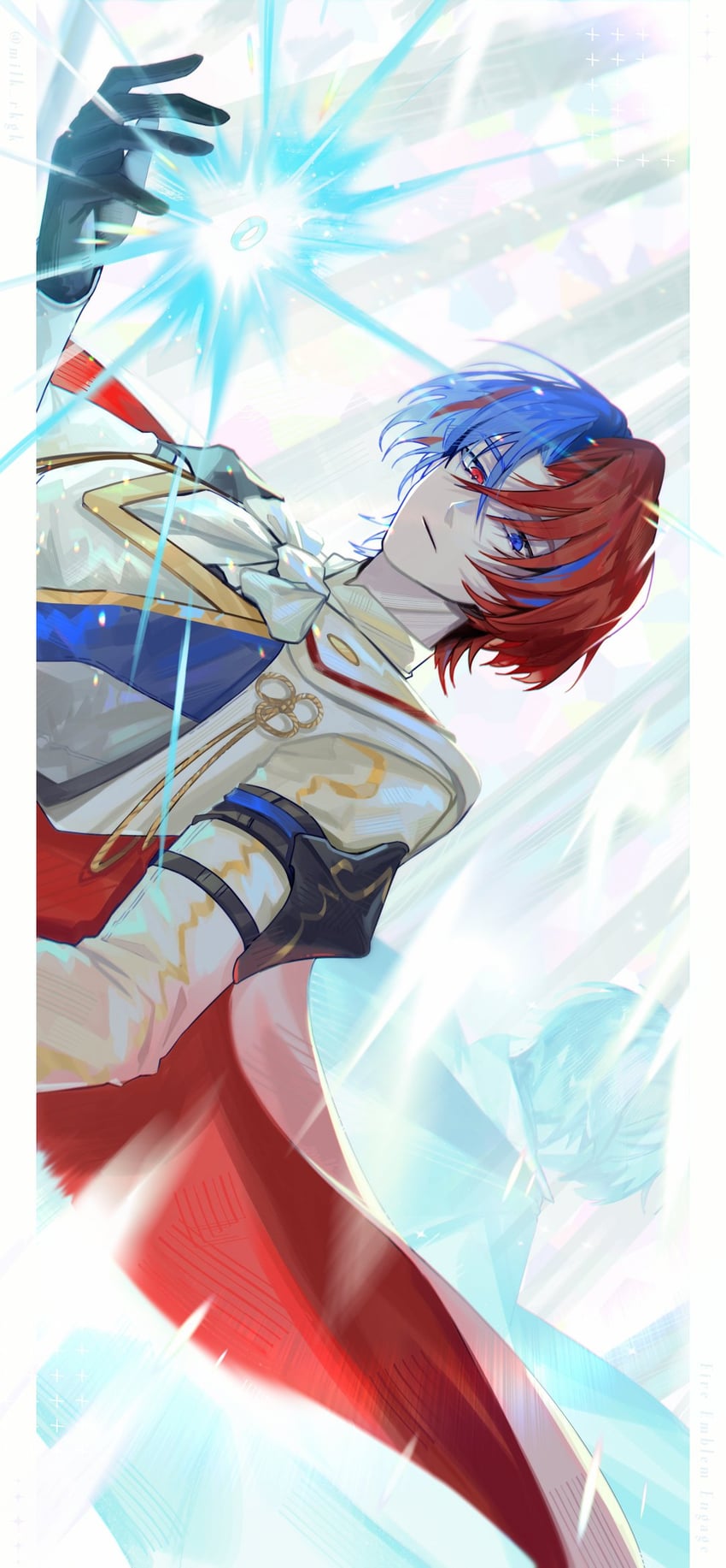 male alear (fire emblem and 1 more) drawn by milkbean