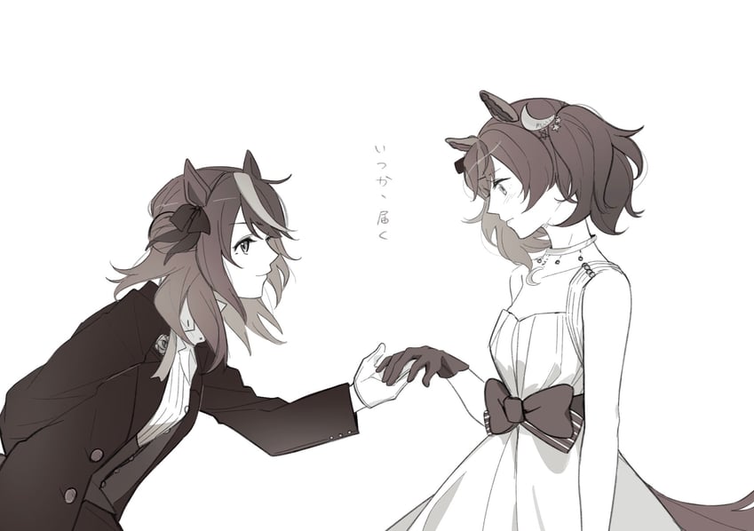 tokai teio and nice nature (umamusume) drawn by tsukiinu_(1174943116)