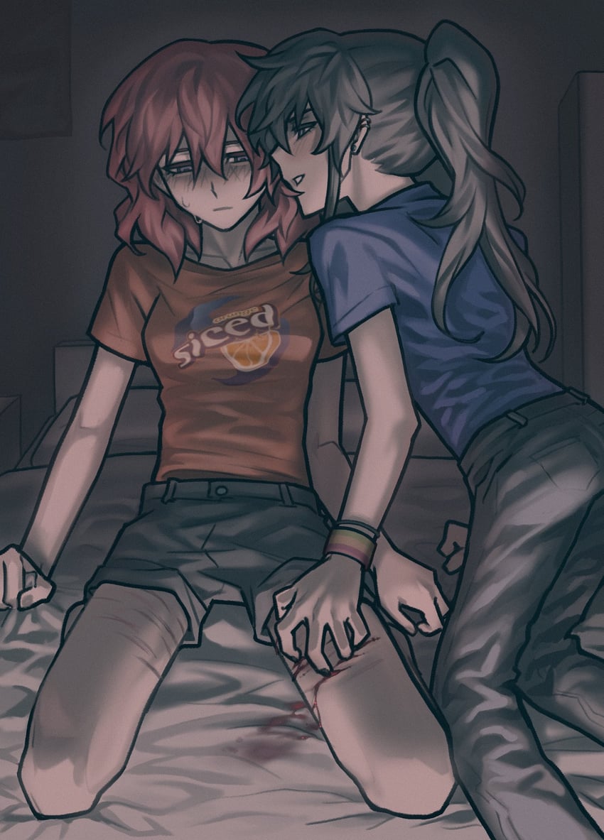 nicole and ari (class of 09) drawn by bugs_bug_me