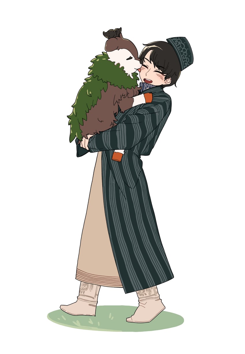 skiddo and karluk eihon (pokemon and 1 more) drawn by tsumitobat79121