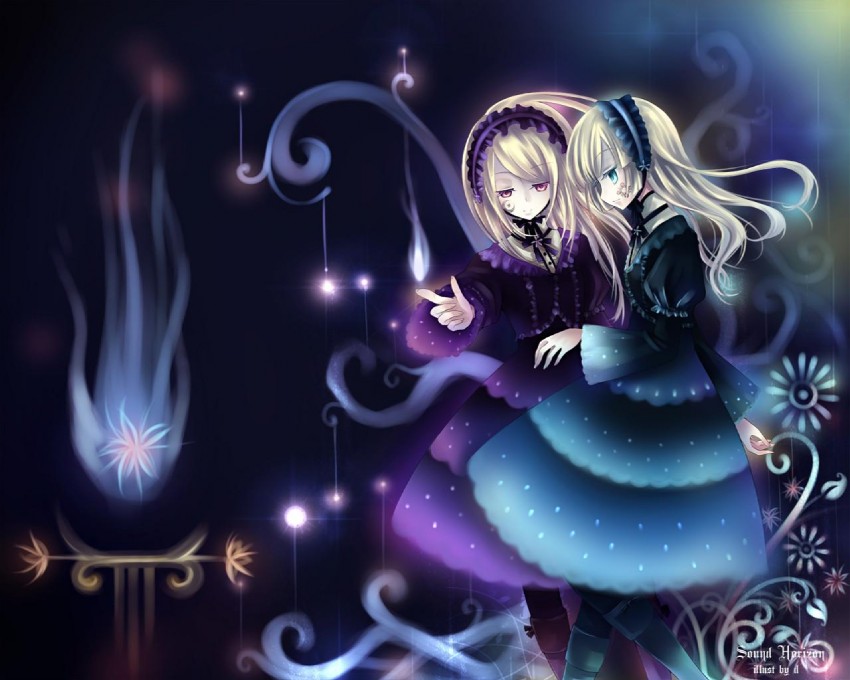 hortense and violette (sound horizon and 1 more) drawn by dhiea
