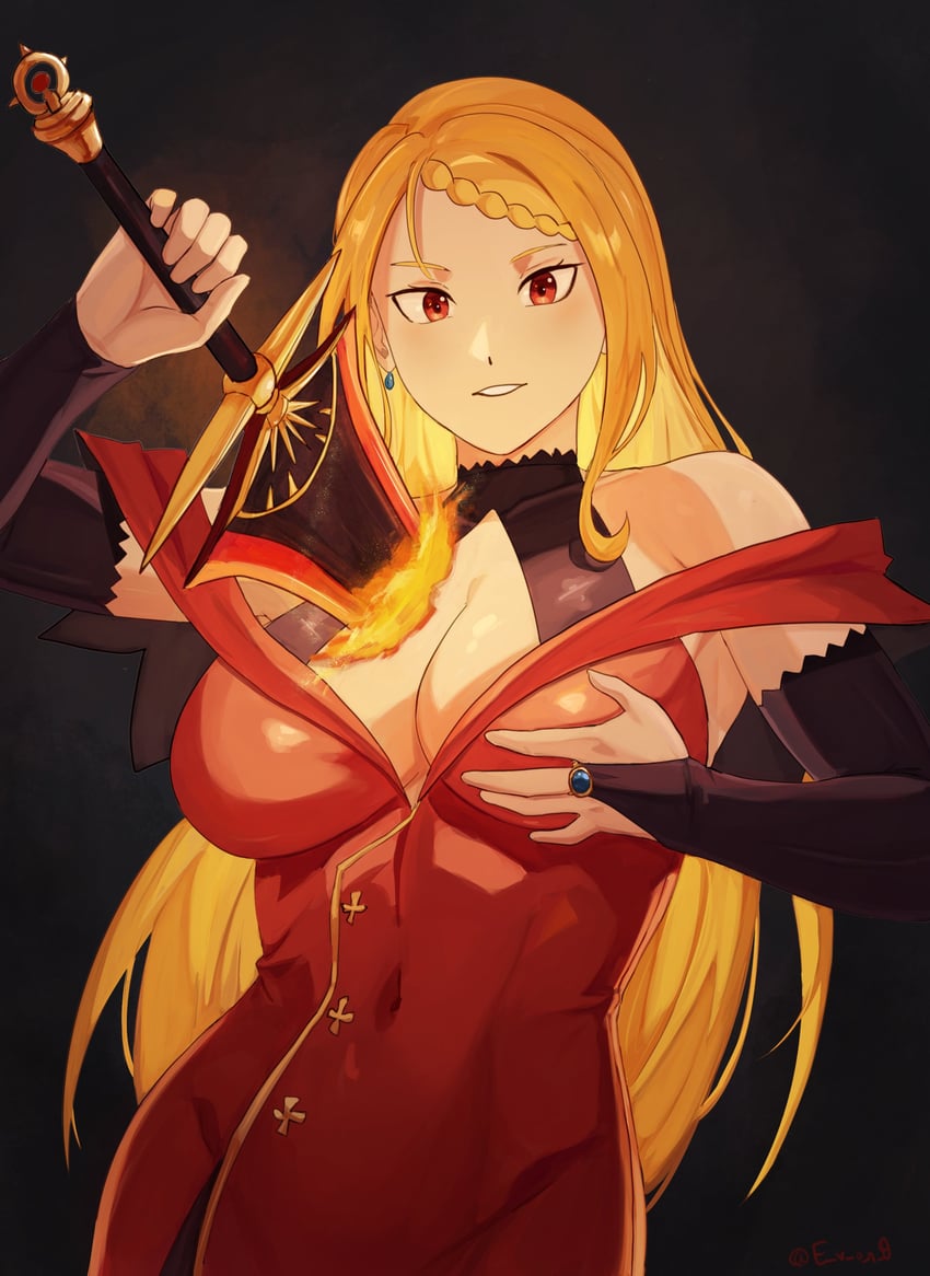priscilla barielle (re:zero kara hajimeru isekai seikatsu) drawn by akihitoevon