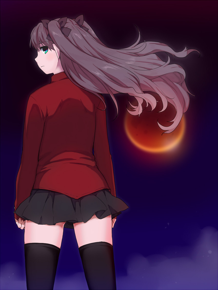 tohsaka rin (fate and 1 more) drawn by kari_(kakko_k)