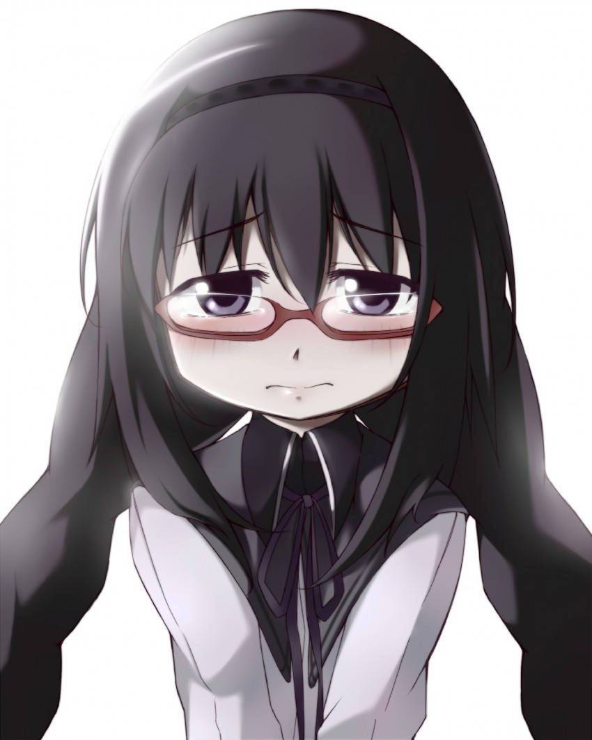 akemi homura (mahou shoujo madoka magica) drawn by moritomoetomomi