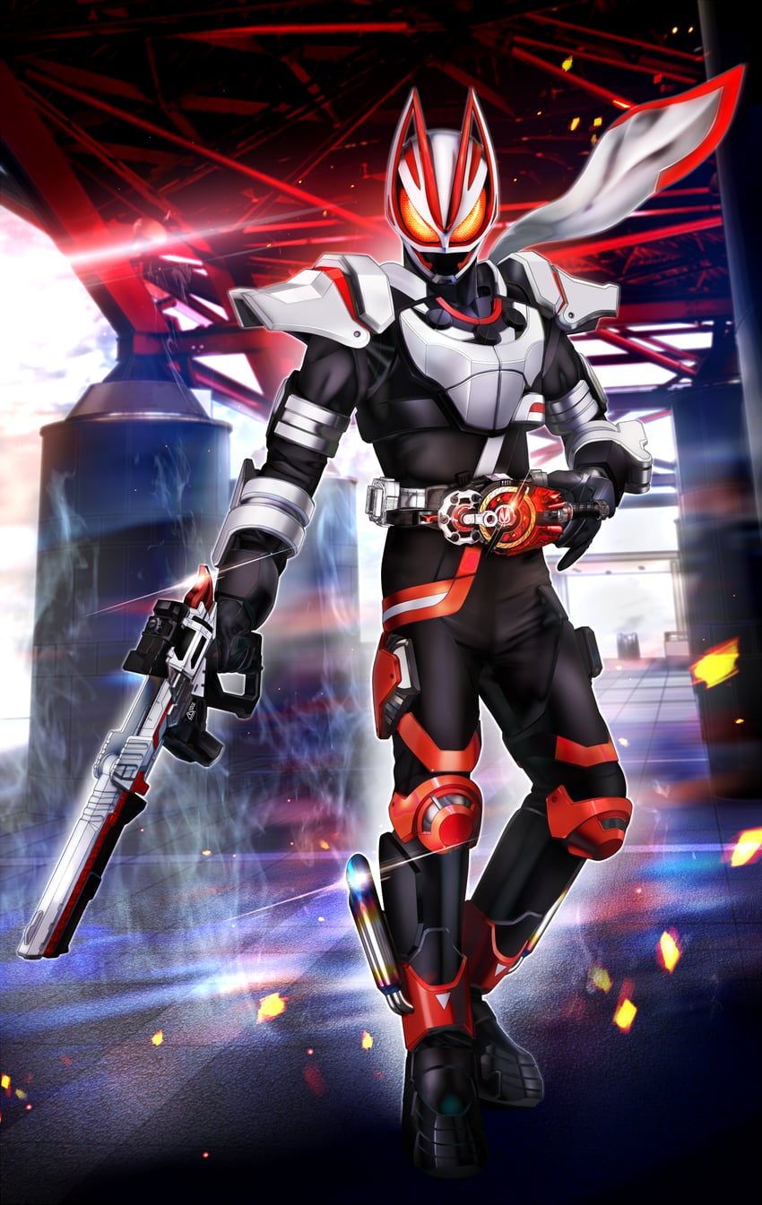 kamen rider geats (kamen rider and 1 more) drawn by masukudo_(hamamoto_hikaru)