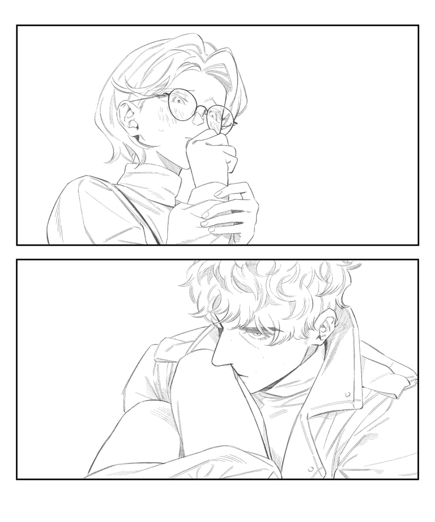 olivia and marcoh (fear & hunger and 1 more) drawn by ddatbbam
