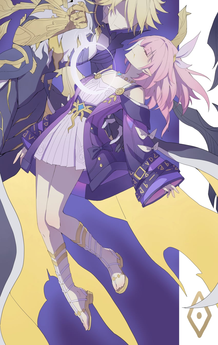phainon and cyrene (honkai and 1 more) drawn by handaoruanci