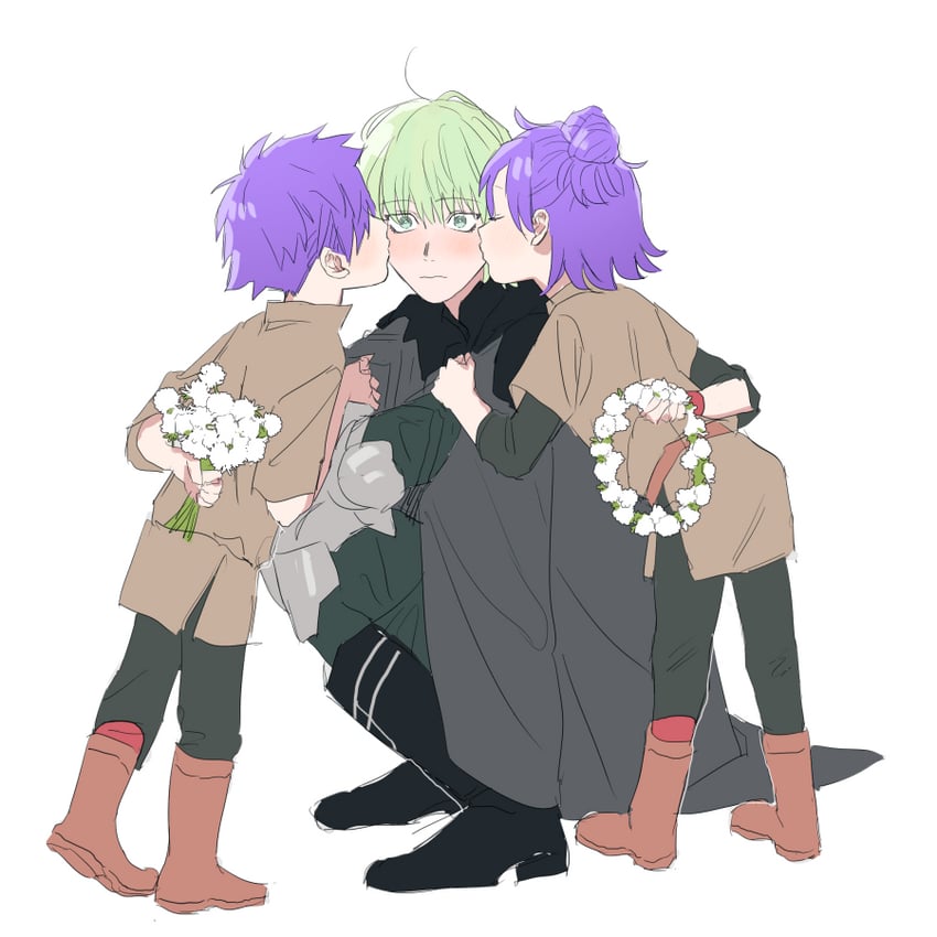 male byleth, female shez, and male shez (fire emblem and 2 more) drawn by mu_nak