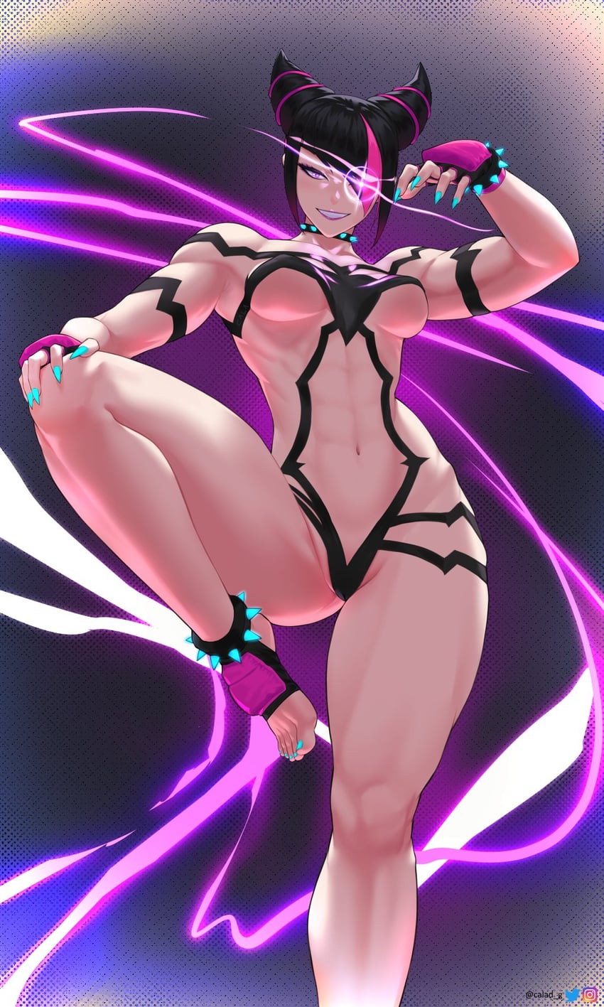 han juri (street fighter and 1 more) drawn by gabriel_carrasquillo