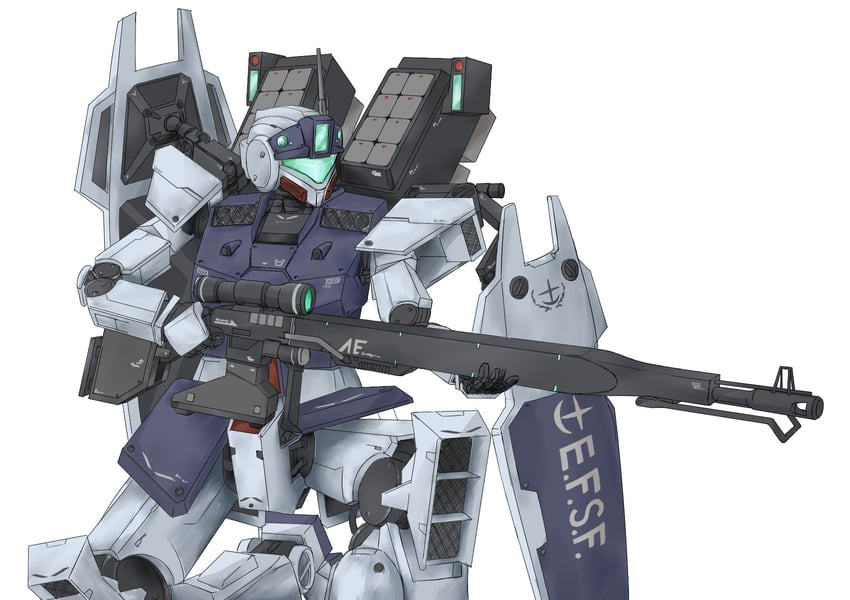 gm sniper ii (gundam and 1 more) drawn by a-lapin